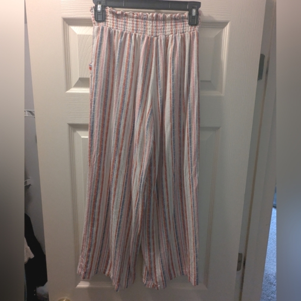 Women's Striped Cropped Pants | XS/S - Picture 2 of 2